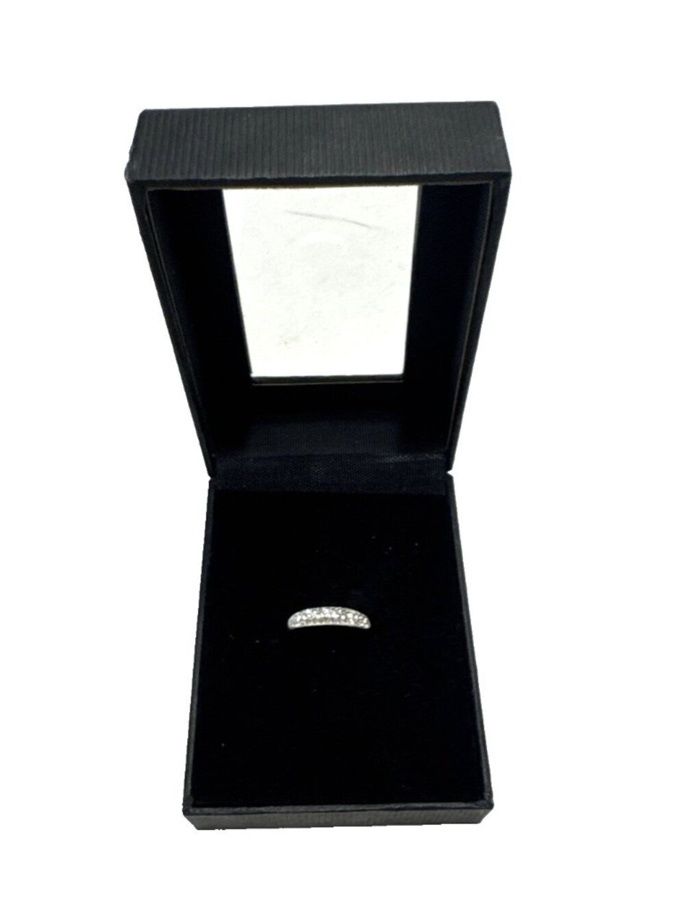 Carole Little Sterling Silver Pave CZ Dome Ring